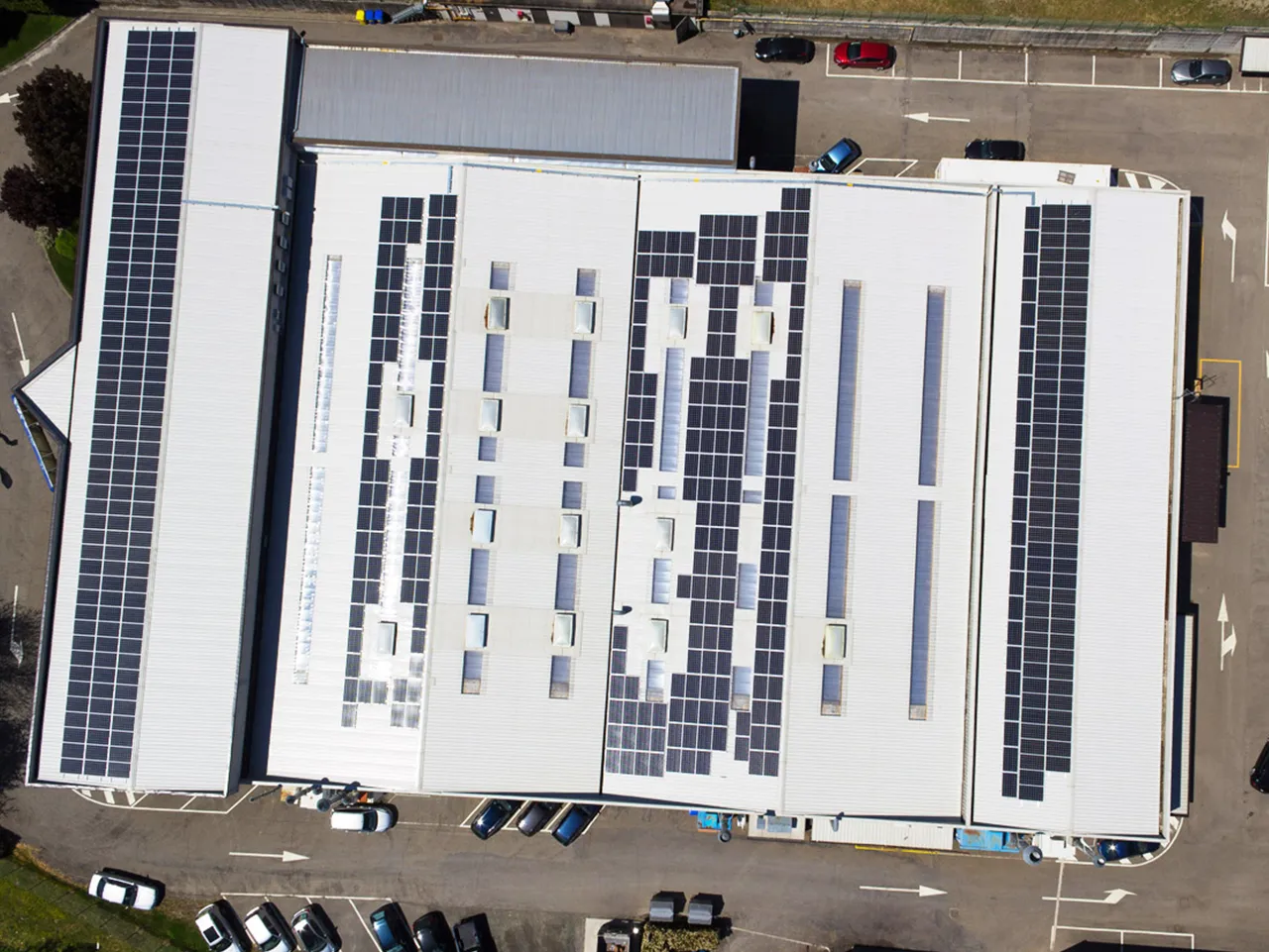 Dallara - installazione impianto fotovoltaico